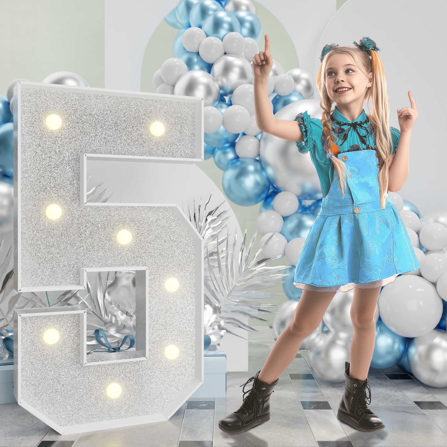 Colored Marquee Numbers / Marquee Letters DIY Kit