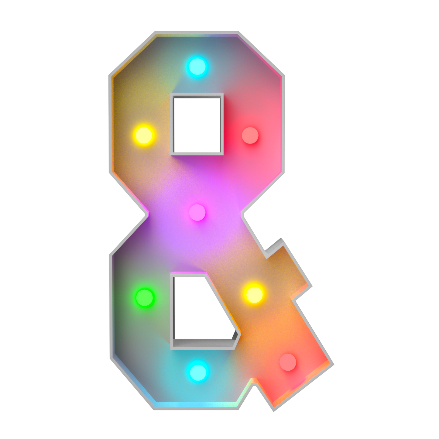 Precut Marquee Numbers DIY Kit