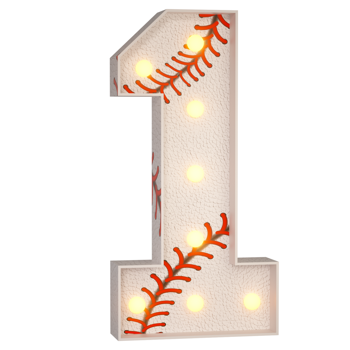 Precut Marquee Numbers DIY Kit - Baseball