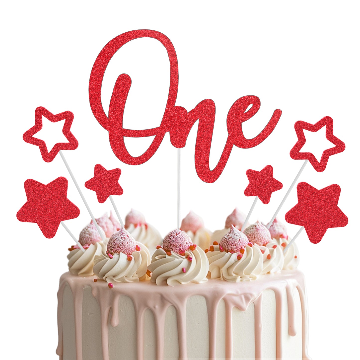 JoyMuse One Birthday Cake Topper Decoration
