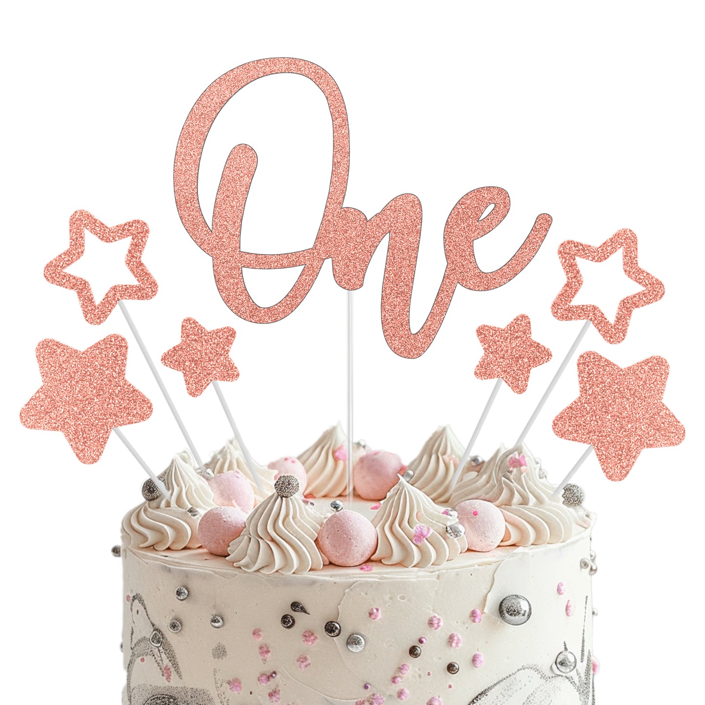 JoyMuse One Birthday Cake Topper Decoration