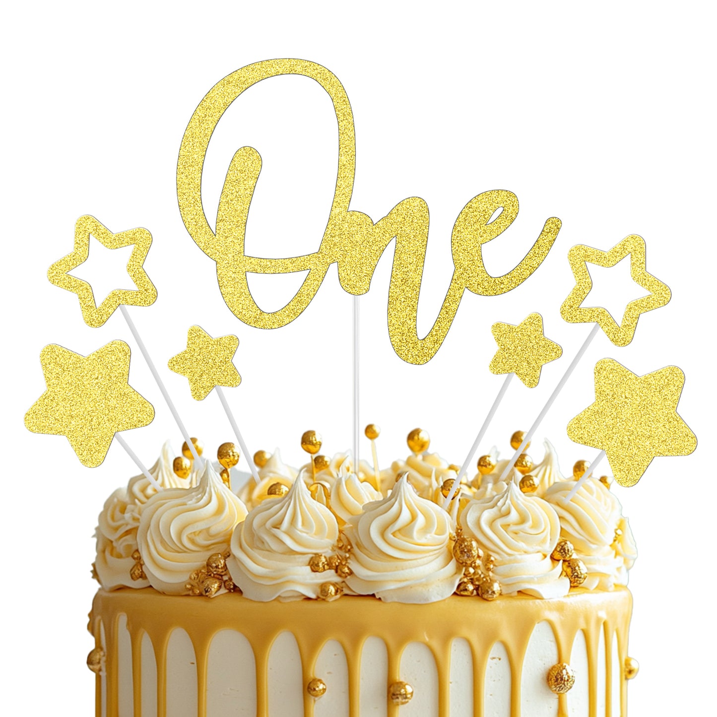 JoyMuse One Birthday Cake Topper Decoration