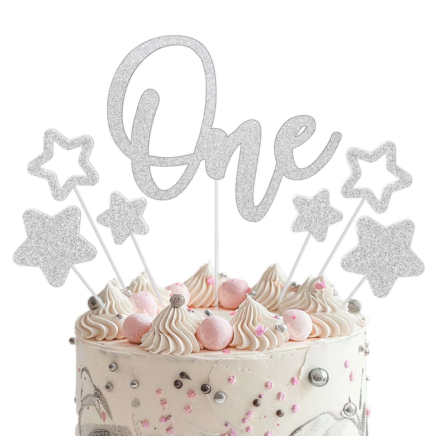 JoyMuse One Birthday Cake Topper Decoration