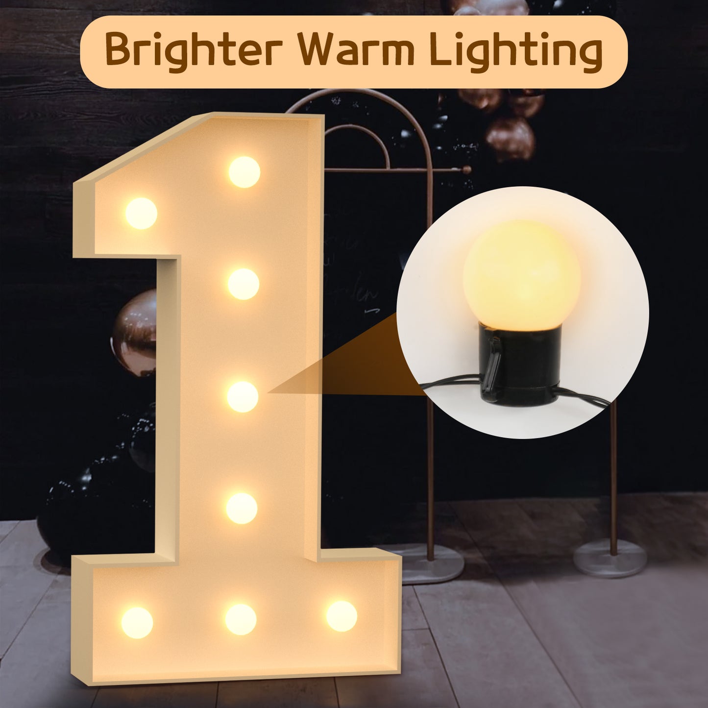 JoyMuse Warm Yellow LED String lights for festive decoration