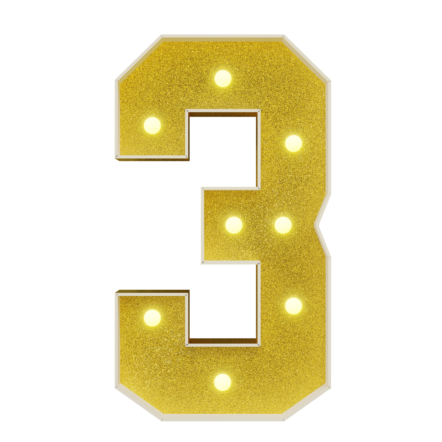 Colored Marquee Numbers / Marquee Letters DIY Kit
