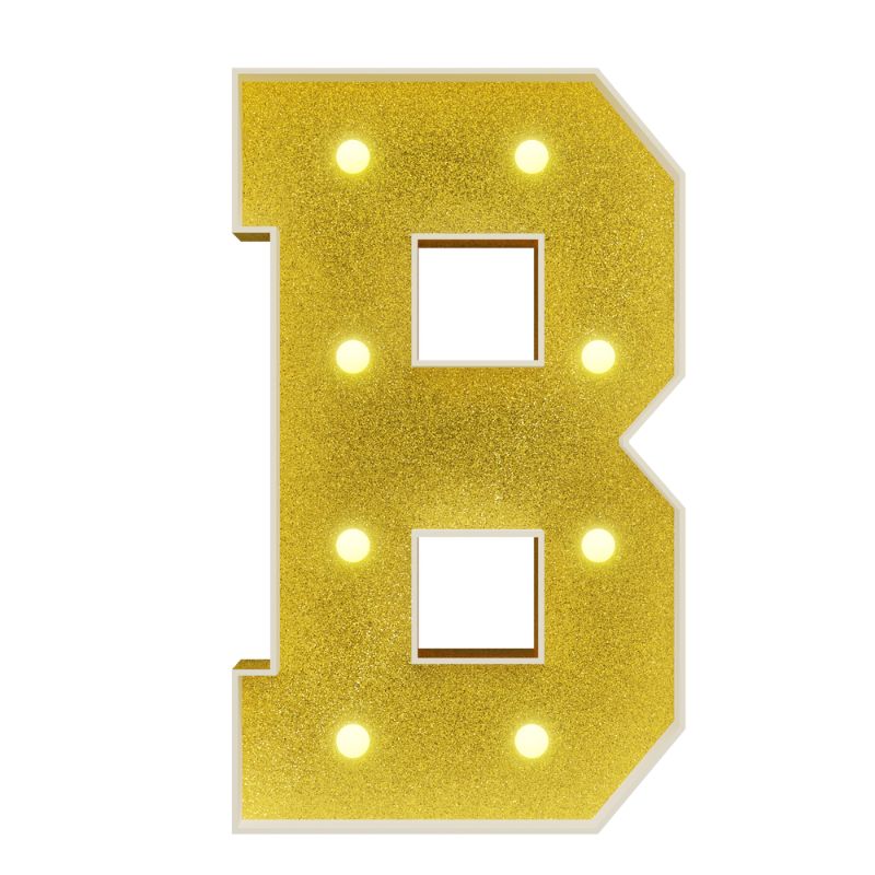 Colored Marquee Numbers / Marquee Letters DIY Kit