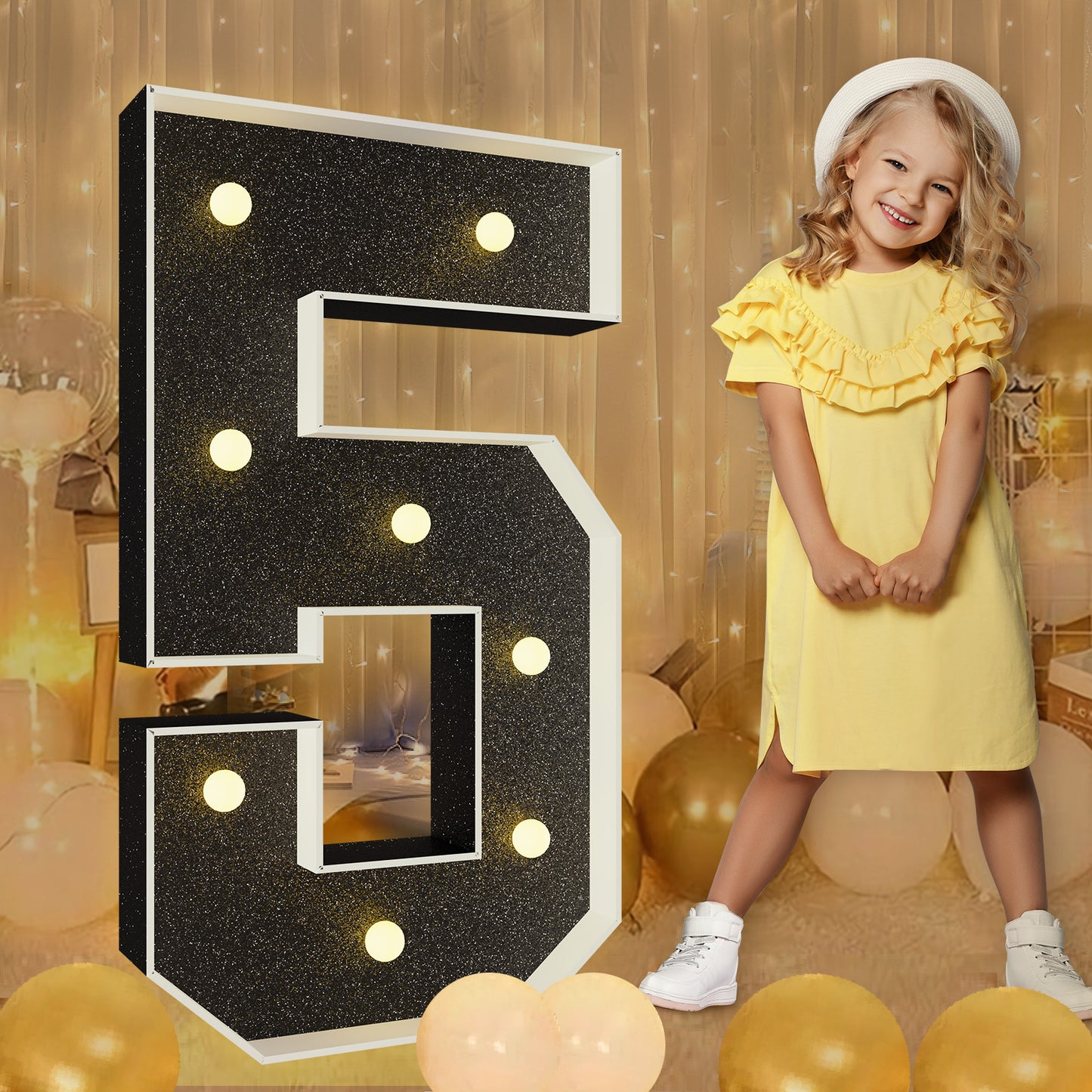 Colored Marquee Numbers / Marquee Letters DIY Kit