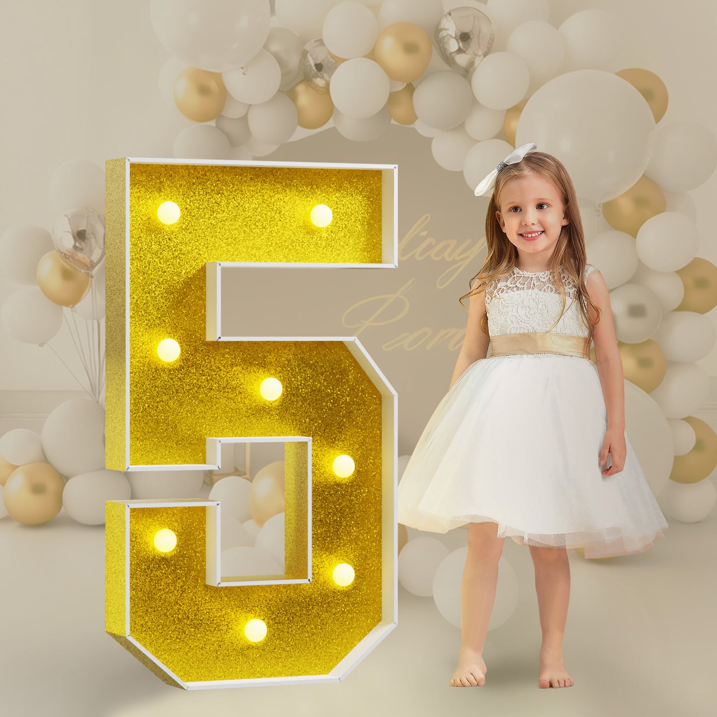 Colored Marquee Numbers / Marquee Letters DIY Kit
