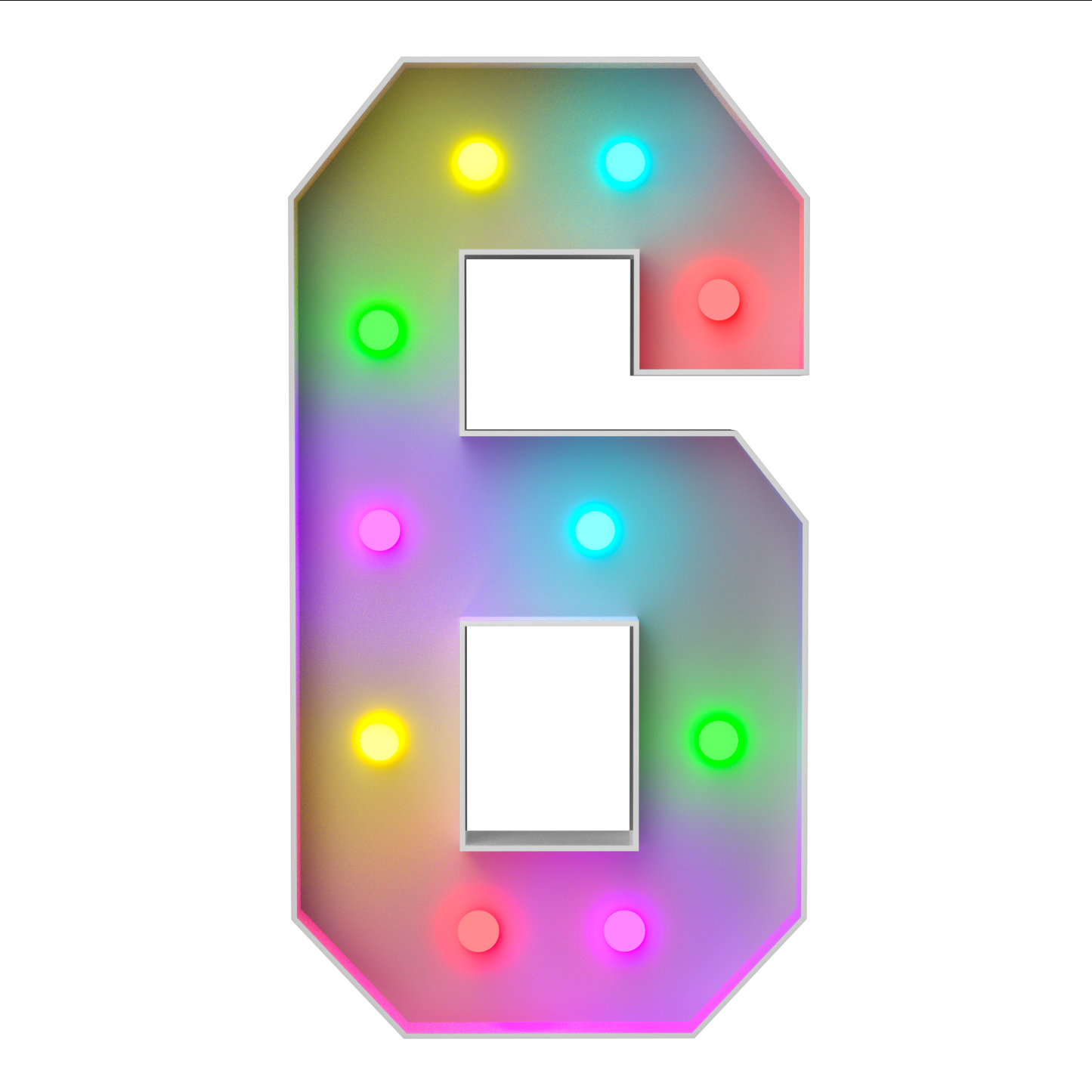 Precut Marquee Numbers DIY Kit