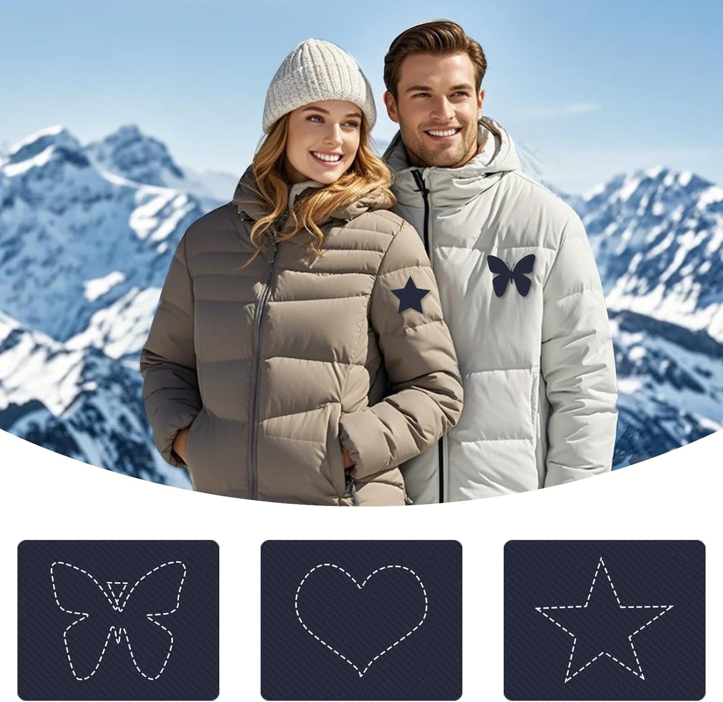 Skystuff Down Jacket Repair Patch Kit (4 Pcs)