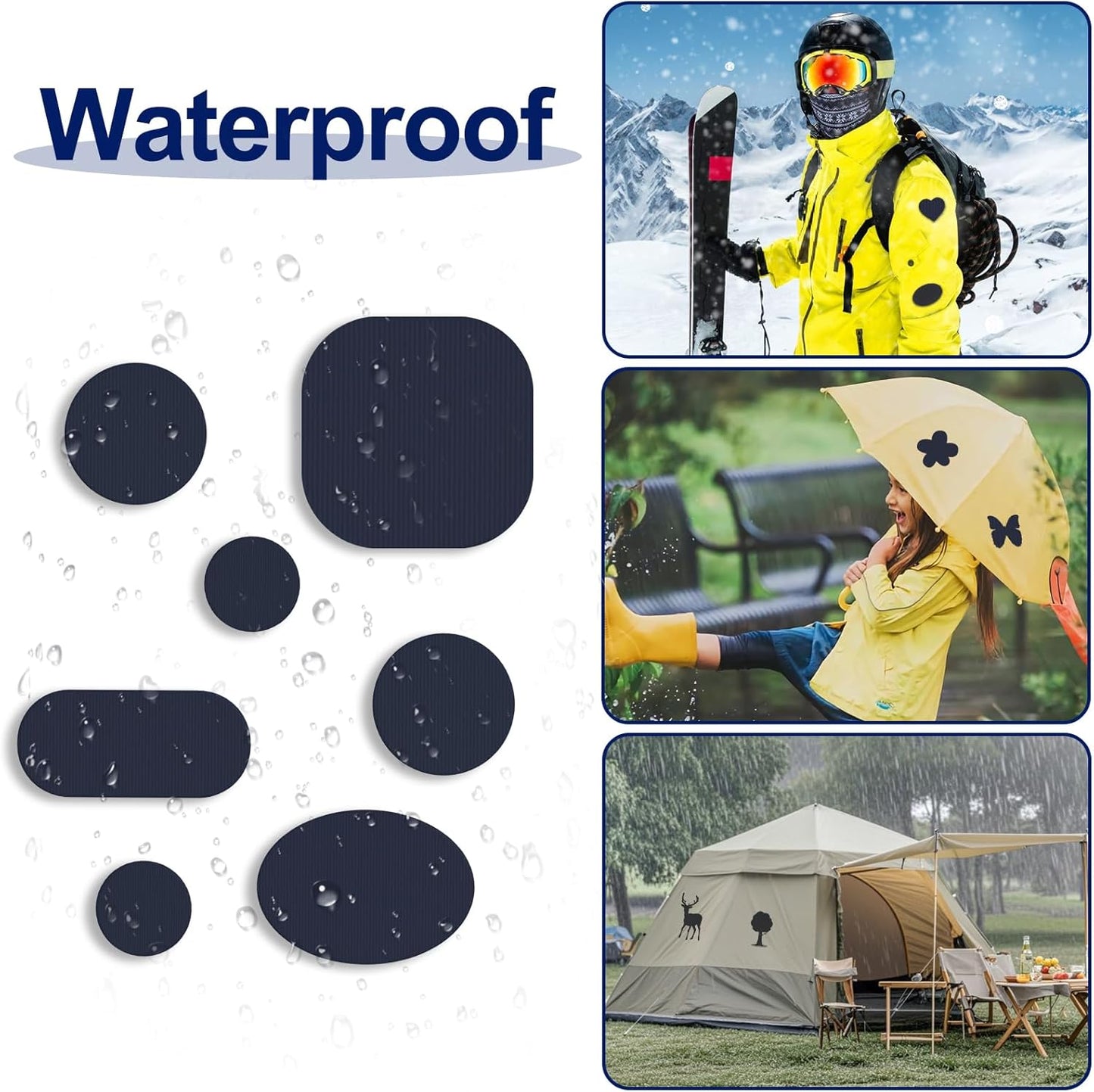 Skystuff Down Jacket Repair Patch Kit (4 Pcs)
