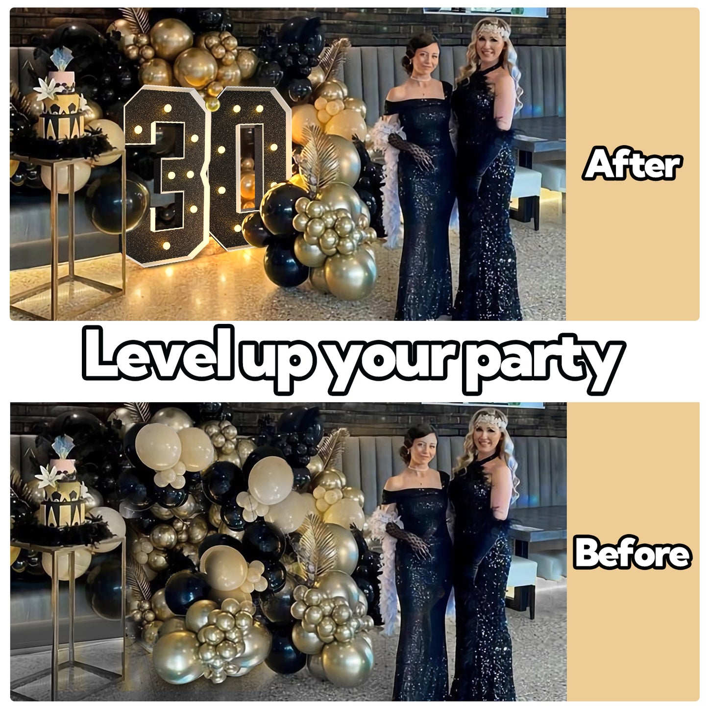 Colored Marquee Numbers / Marquee Letters DIY Kit