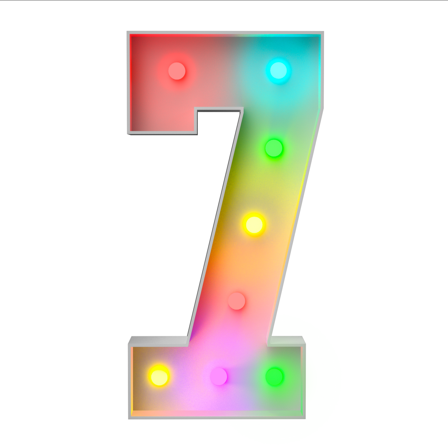 Precut Marquee Numbers DIY Kit