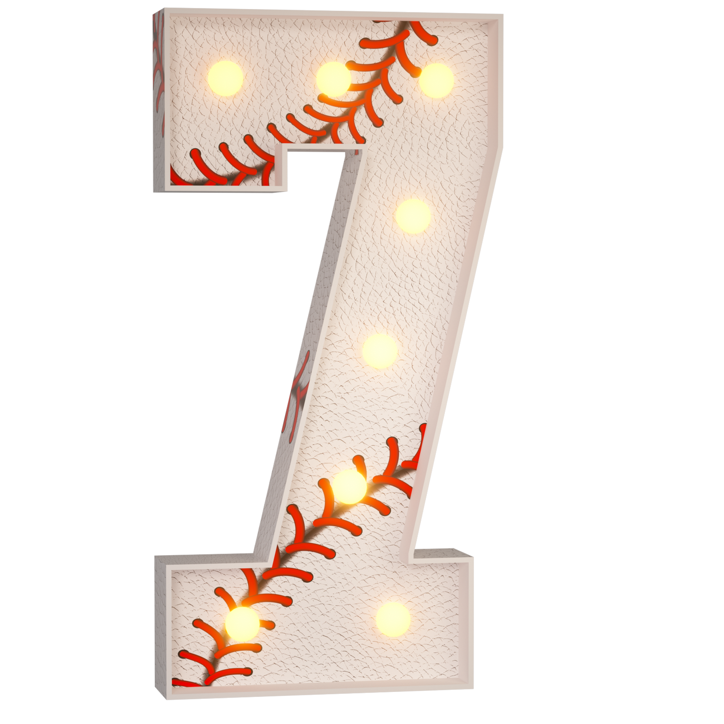 Precut Marquee Numbers DIY Kit - Baseball