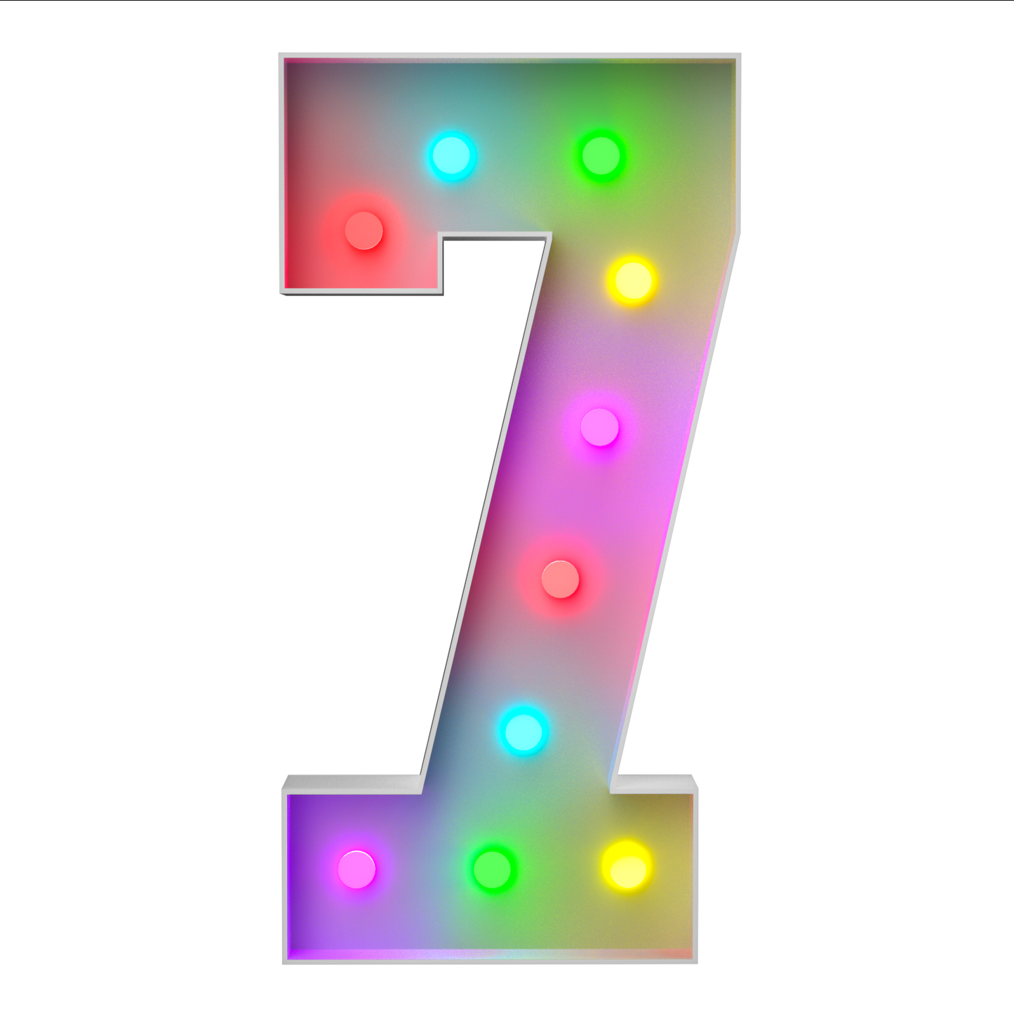 Precut Marquee Numbers DIY Kit