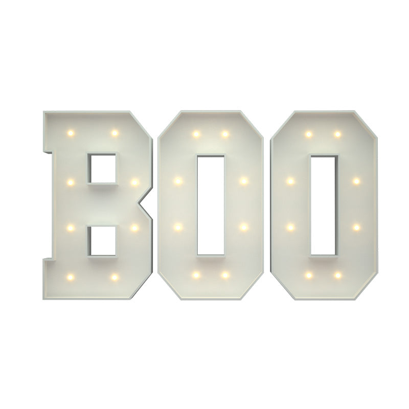 Glimmrly Halloween Precut Marquee Lights DIY Kit-BOO