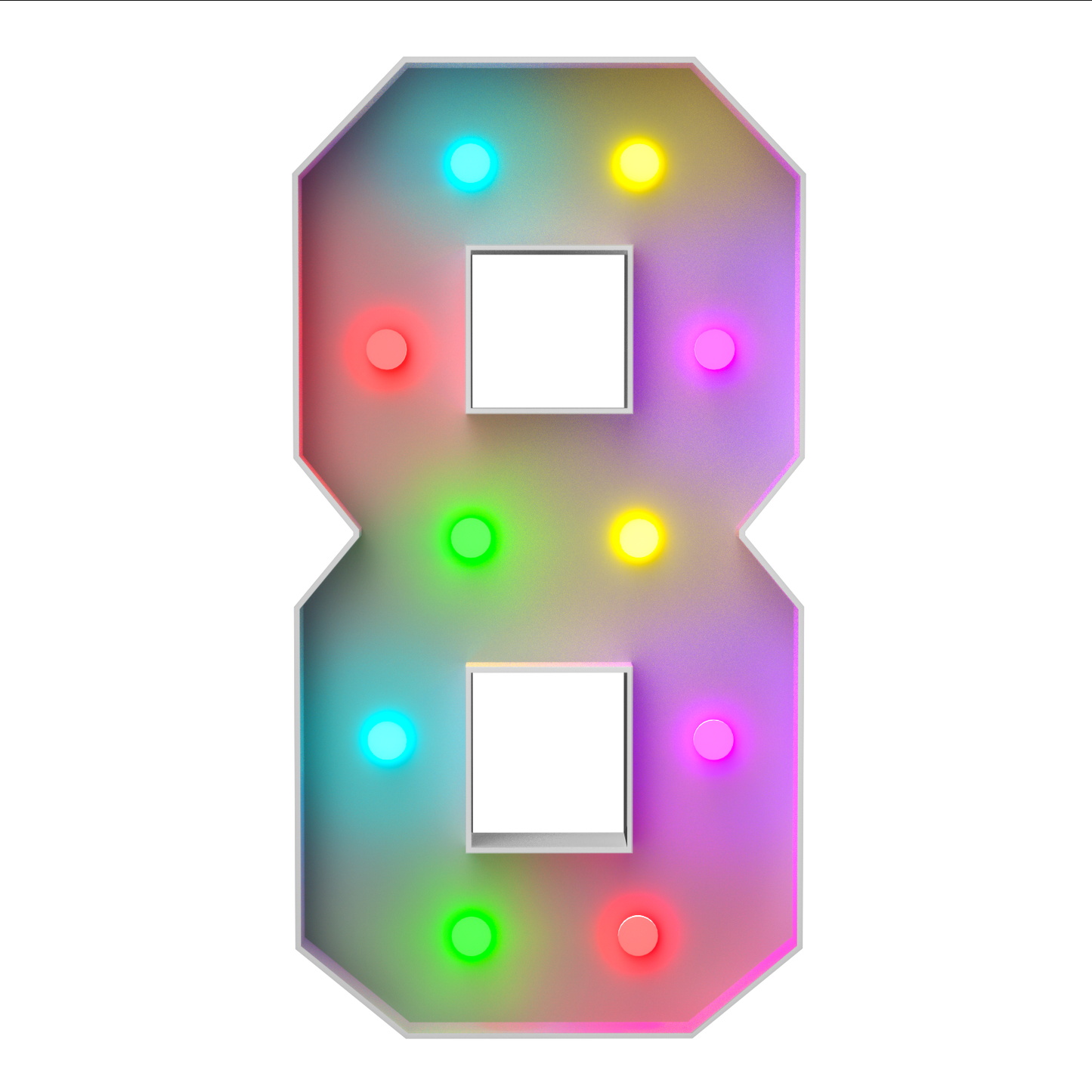 Precut Marquee Numbers DIY Kit