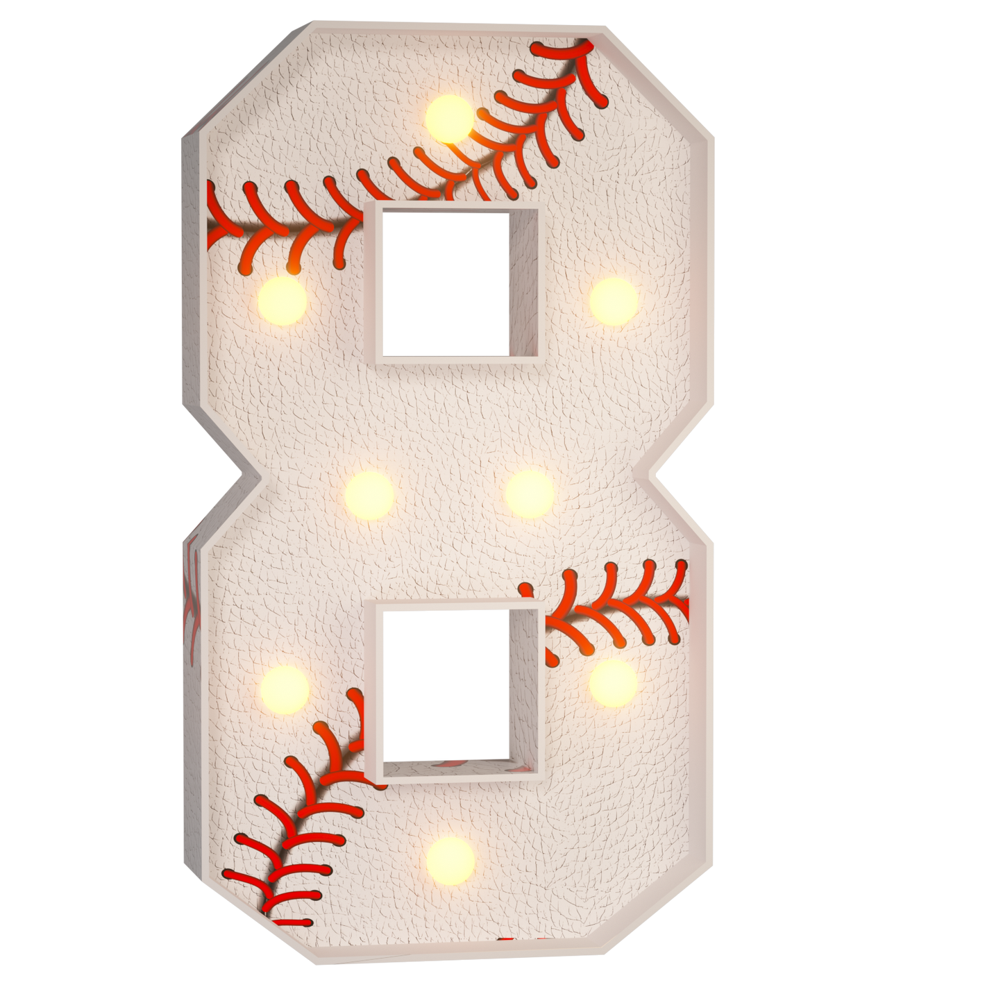 Precut Marquee Numbers DIY Kit - Baseball