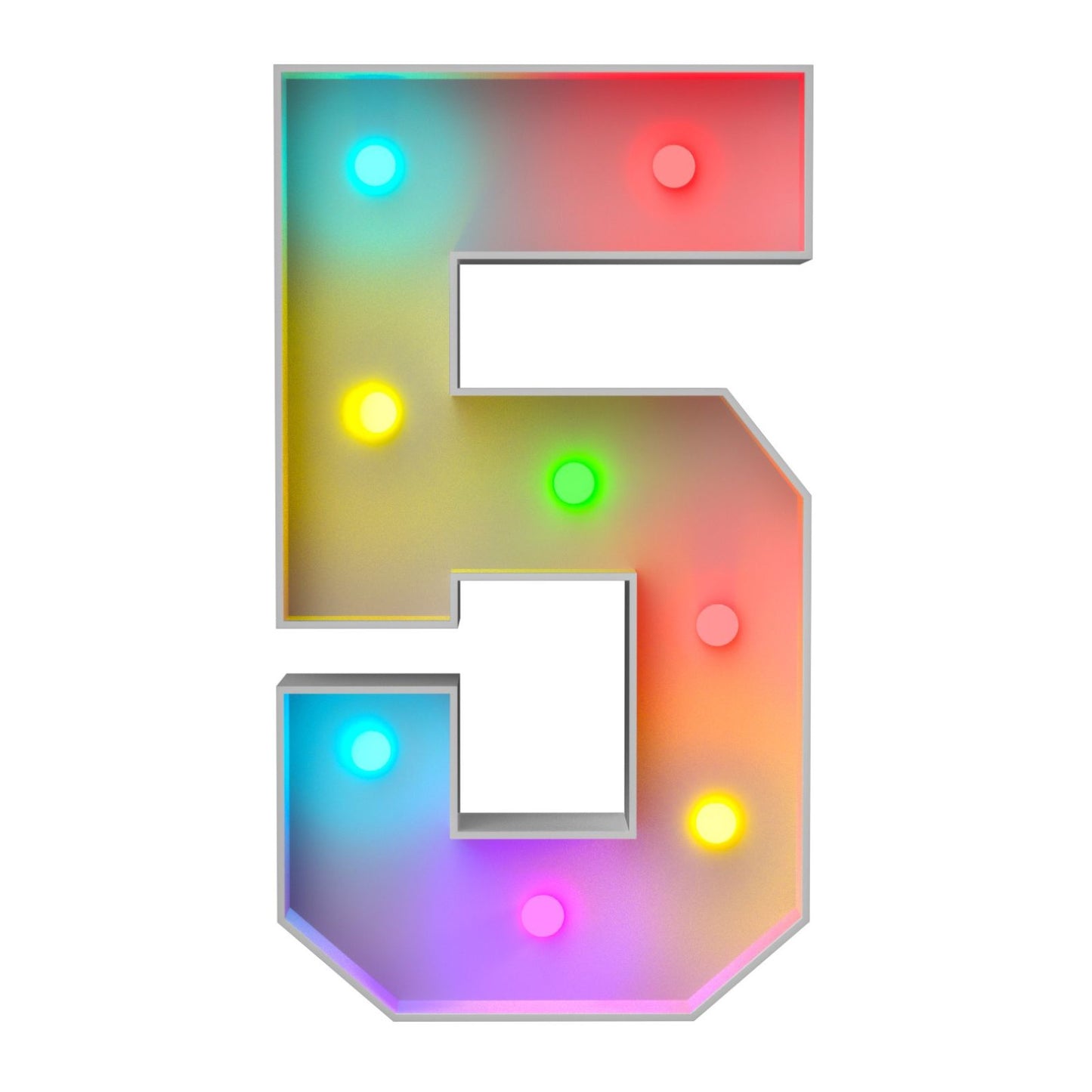 Precut Marquee Numbers DIY Kit