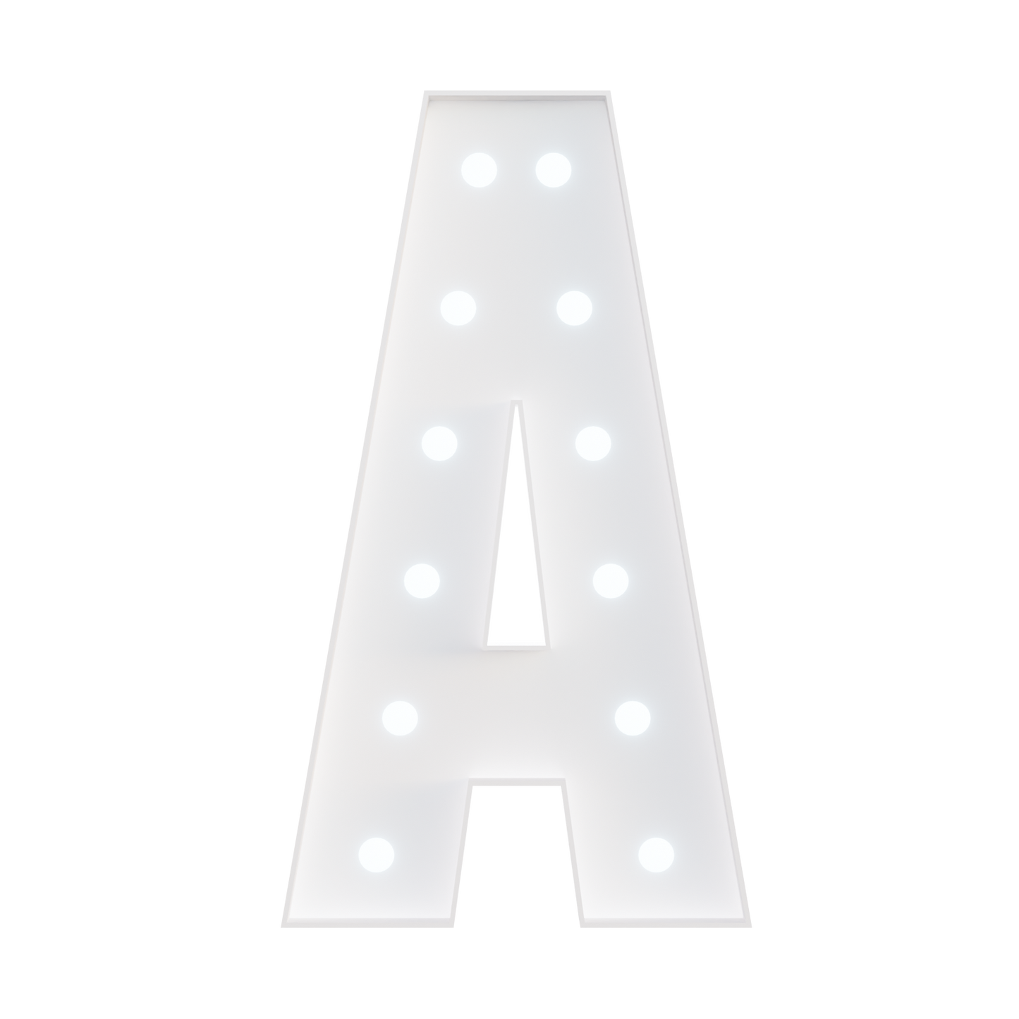 Glimmrly White Lights Marquee Numbers DIY Kit