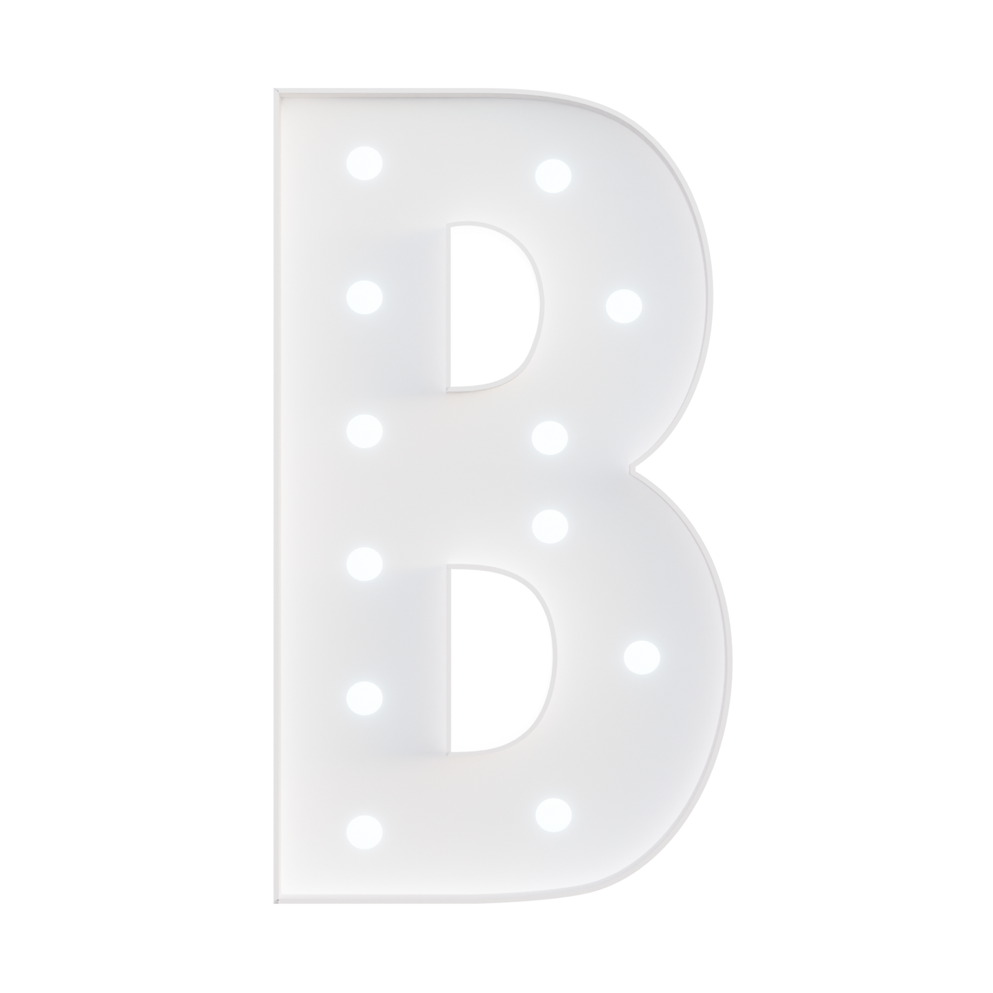 Glimmrly White Lights Marquee Numbers DIY Kit