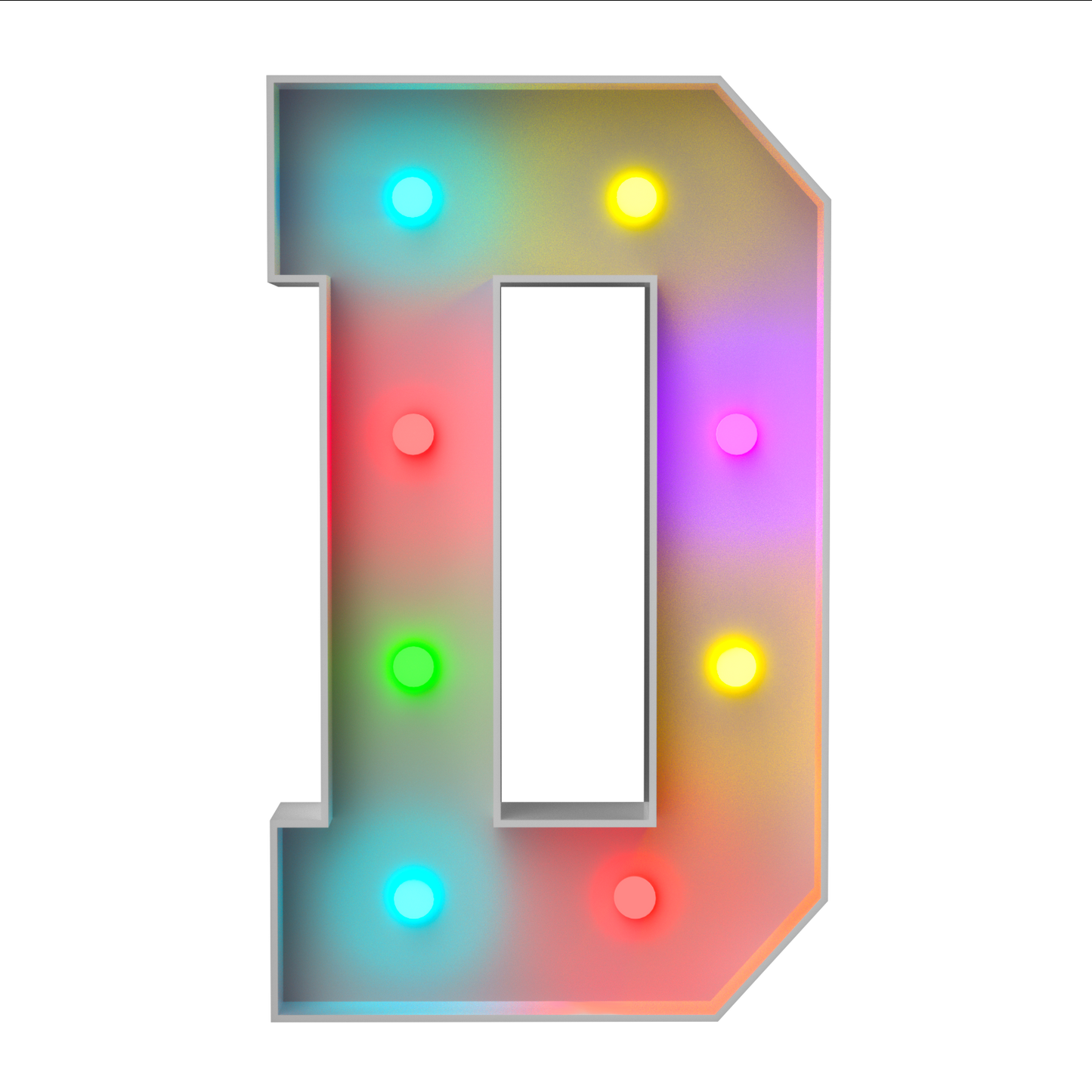Precut Marquee Numbers DIY Kit