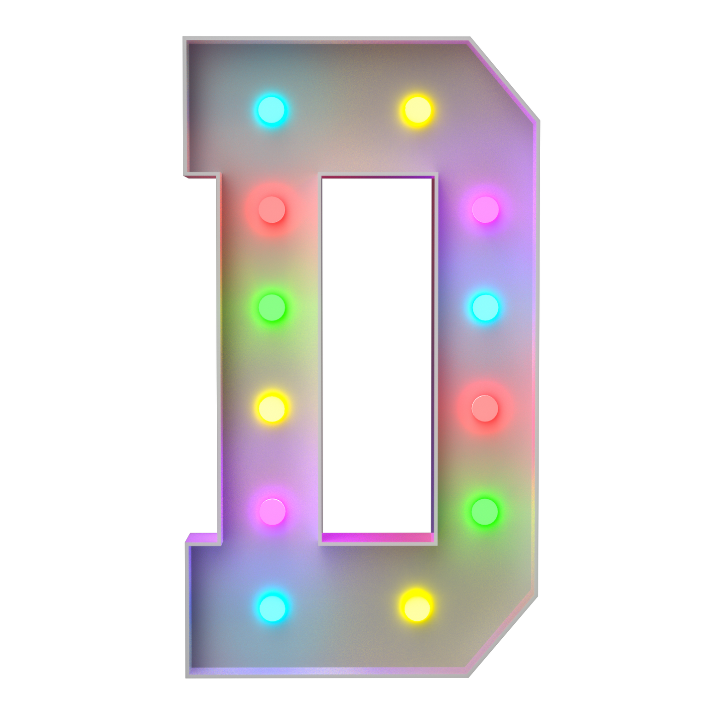 Precut Marquee Numbers DIY Kit