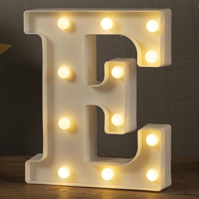 JoyMuse Plastic Letters for Party Decorations