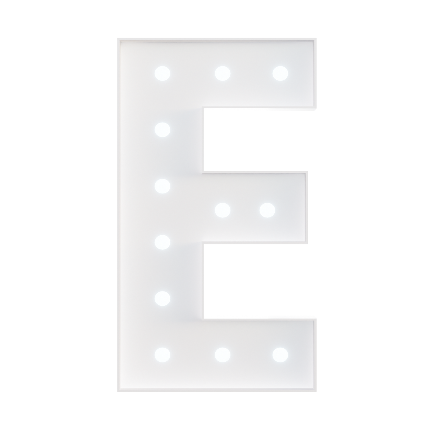 Glimmrly White Lights Marquee Numbers DIY Kit