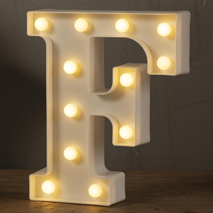 JoyMuse Plastic Letters for Party Decorations