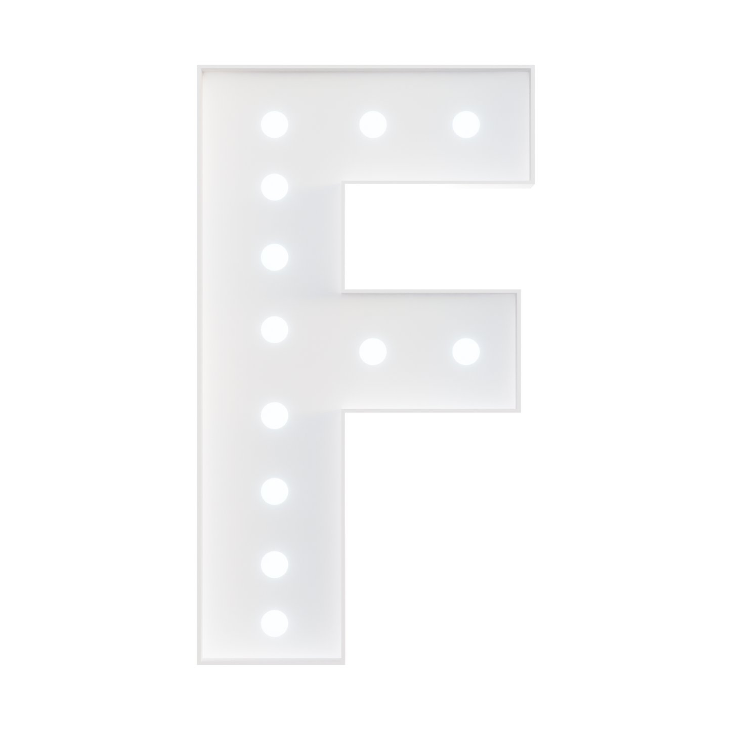 Glimmrly White Lights Marquee Numbers DIY Kit