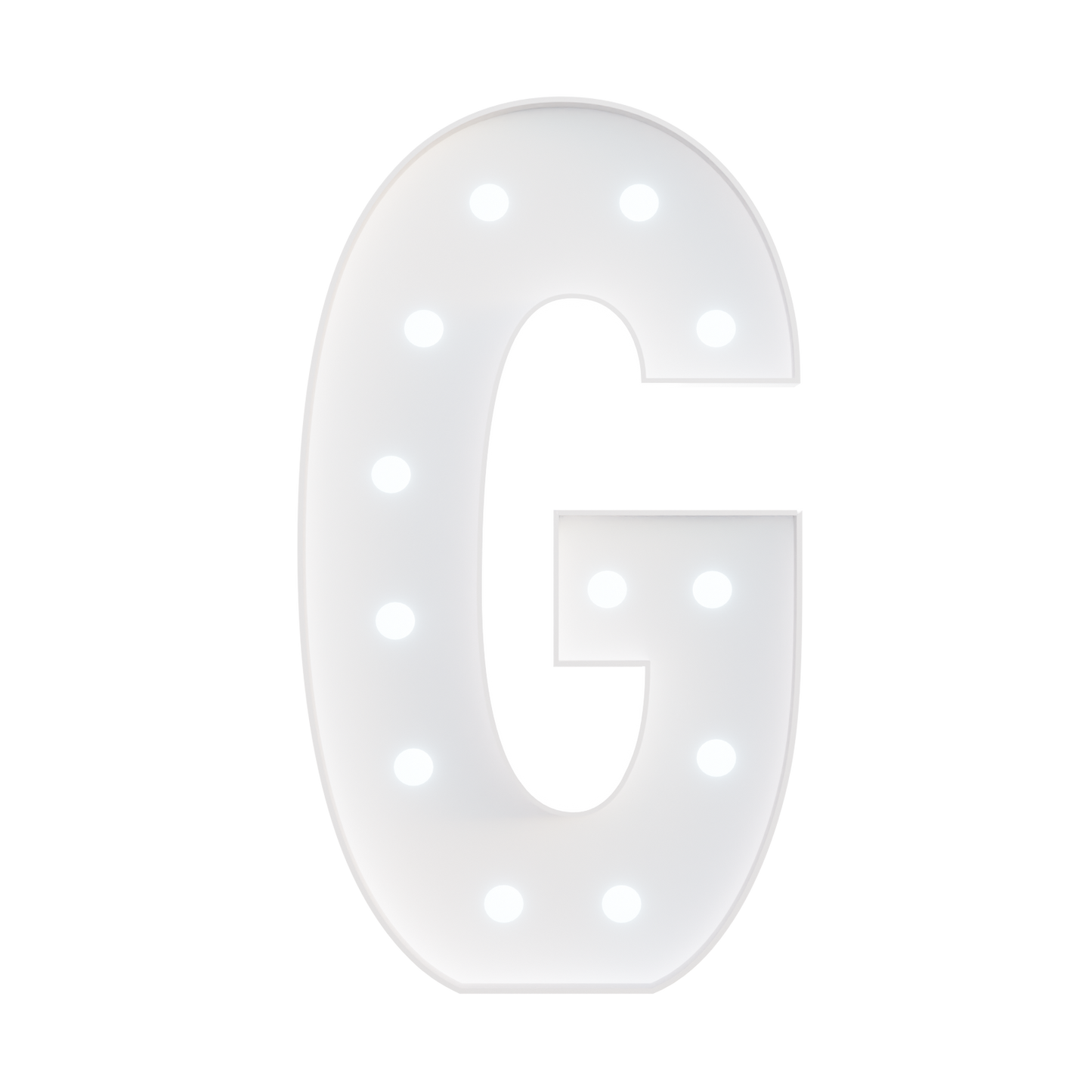 Glimmrly White Lights Marquee Numbers DIY Kit
