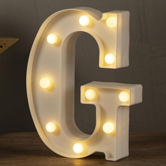 JoyMuse Plastic Letters for Party Decorations