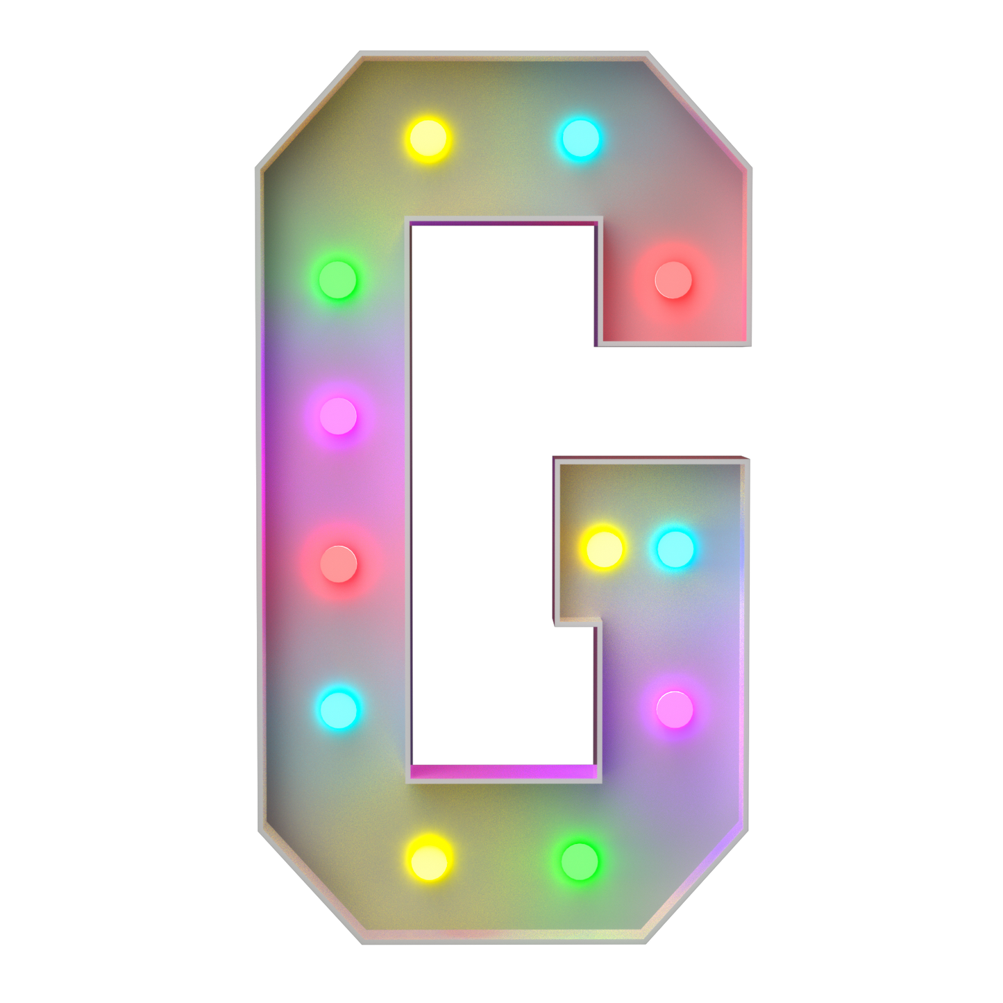 Precut Marquee Numbers DIY Kit