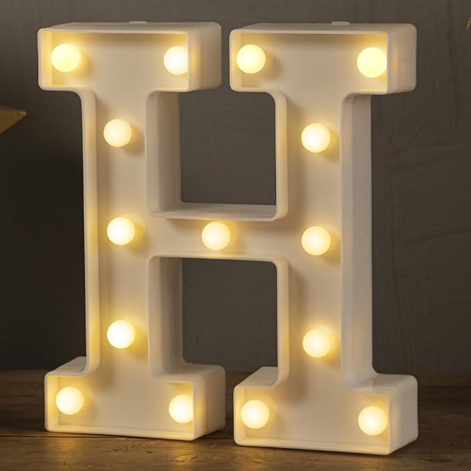 JoyMuse Plastic Letters for Party Decorations
