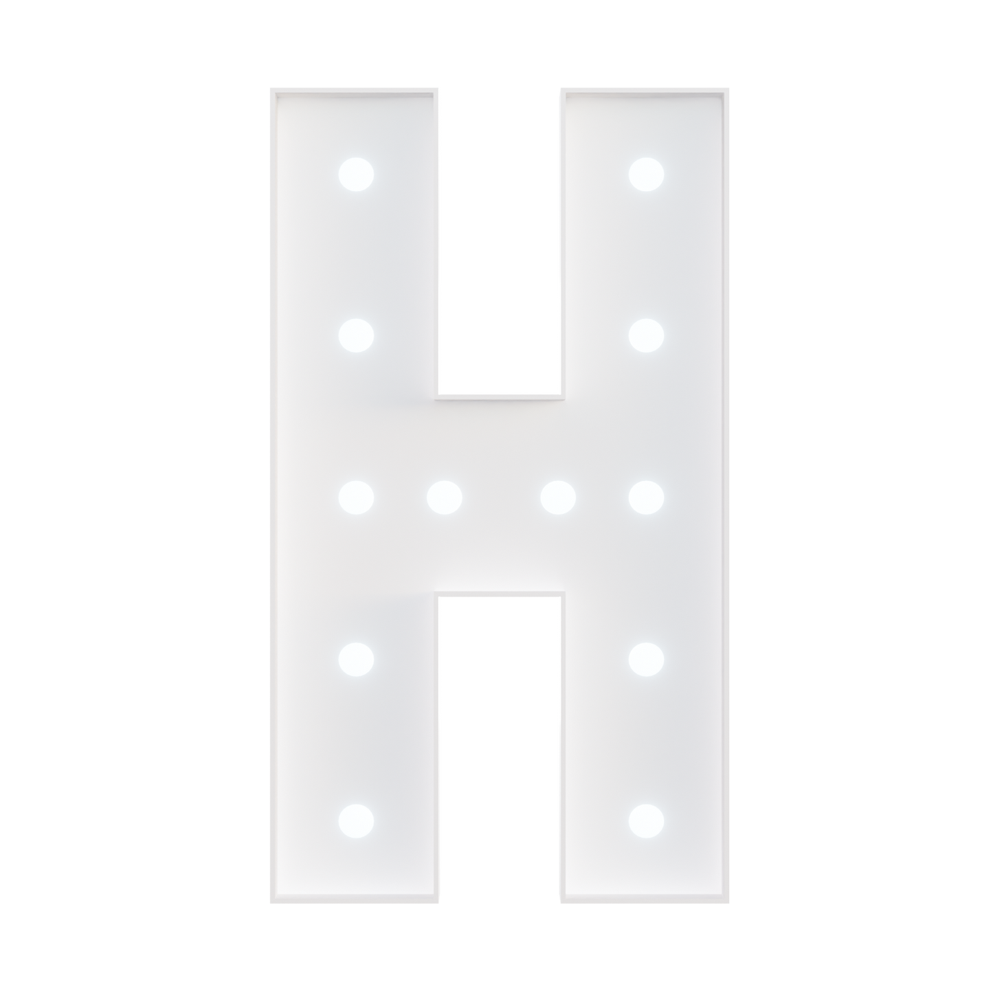 Glimmrly White Lights Marquee Numbers DIY Kit