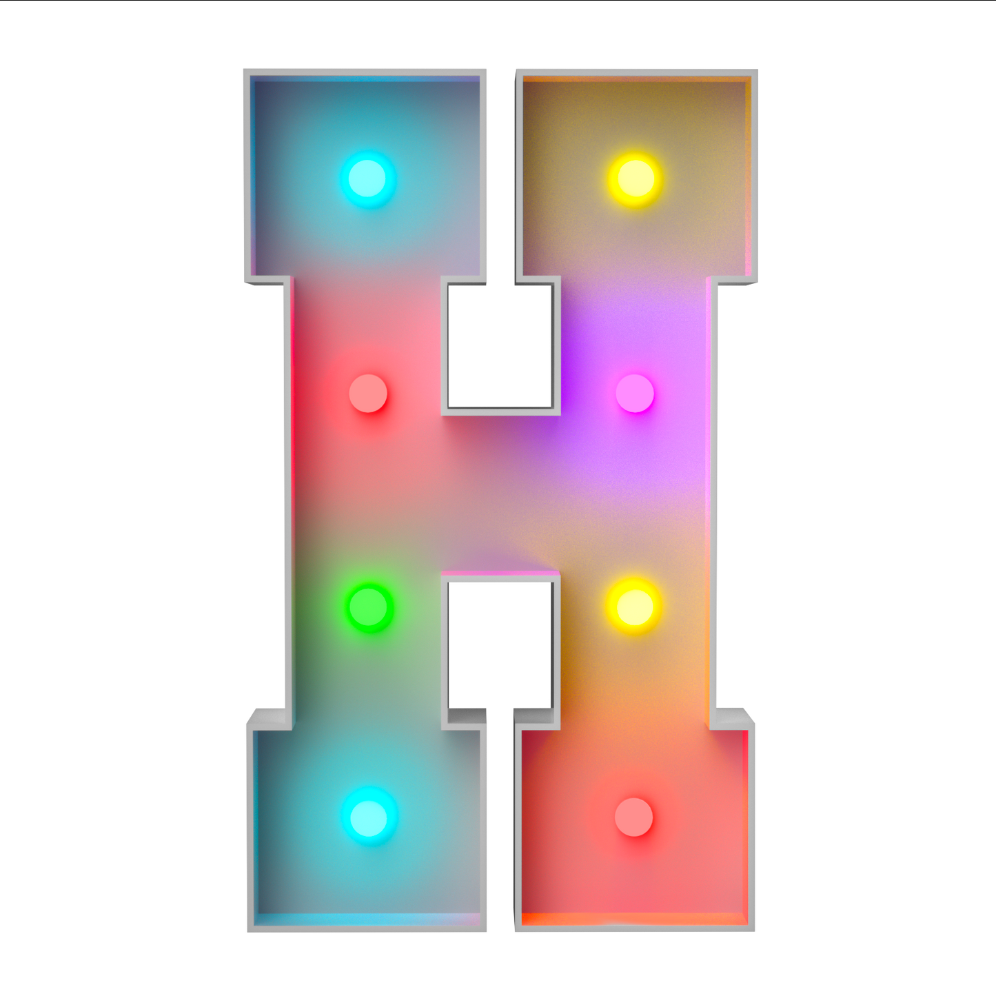 Precut Marquee Numbers DIY Kit