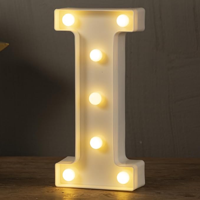 JoyMuse Plastic Letters for Party Decorations