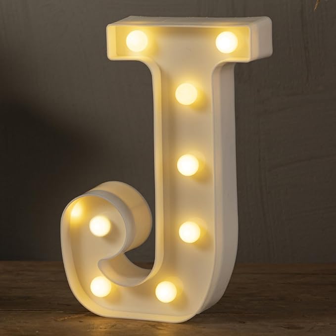 JoyMuse Plastic Letters for Party Decorations