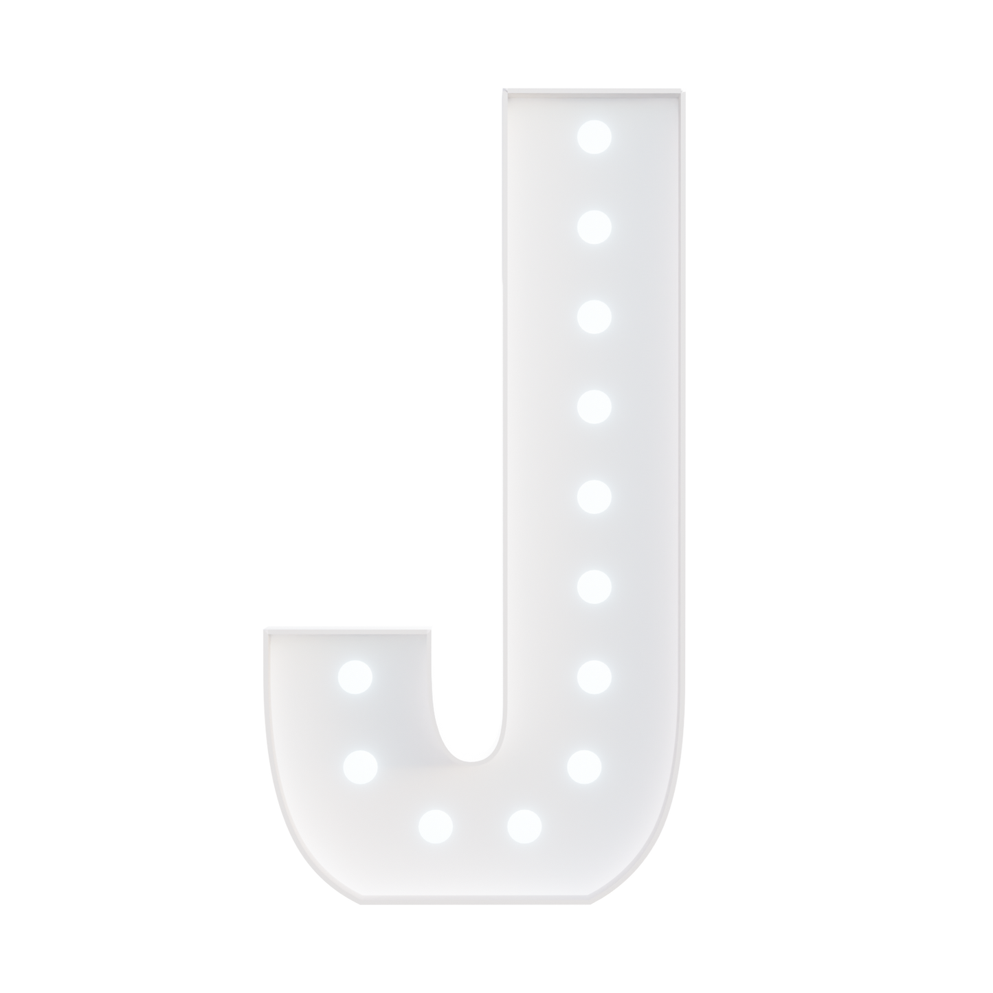 Glimmrly White Lights Marquee Numbers DIY Kit