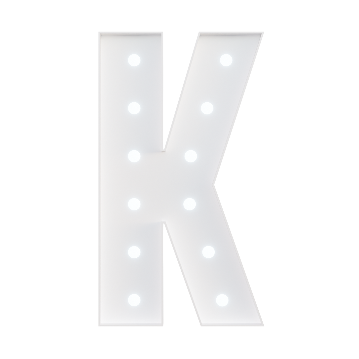 Glimmrly White Lights Marquee Numbers DIY Kit