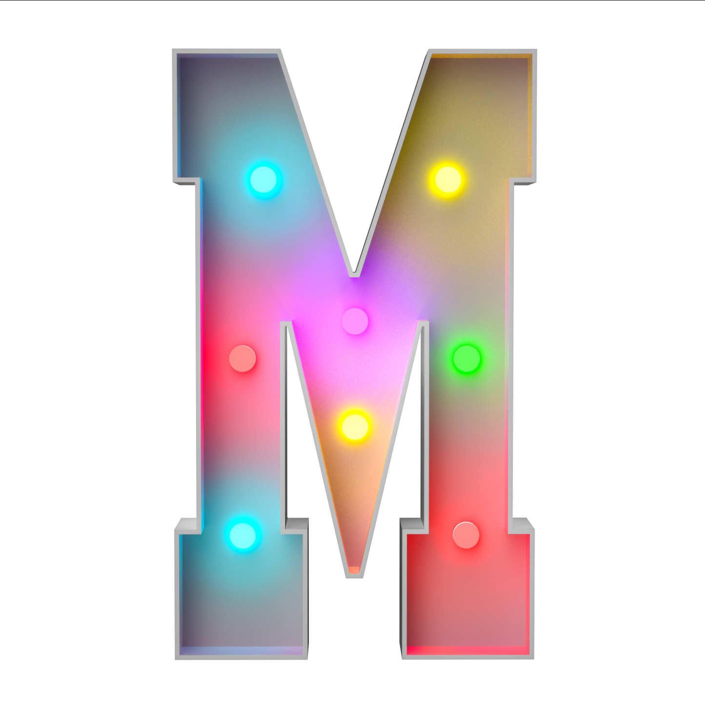 Precut Marquee Numbers DIY Kit