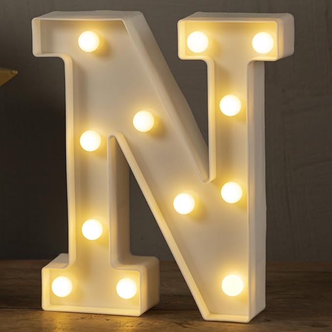 JoyMuse Plastic Letters for Party Decorations