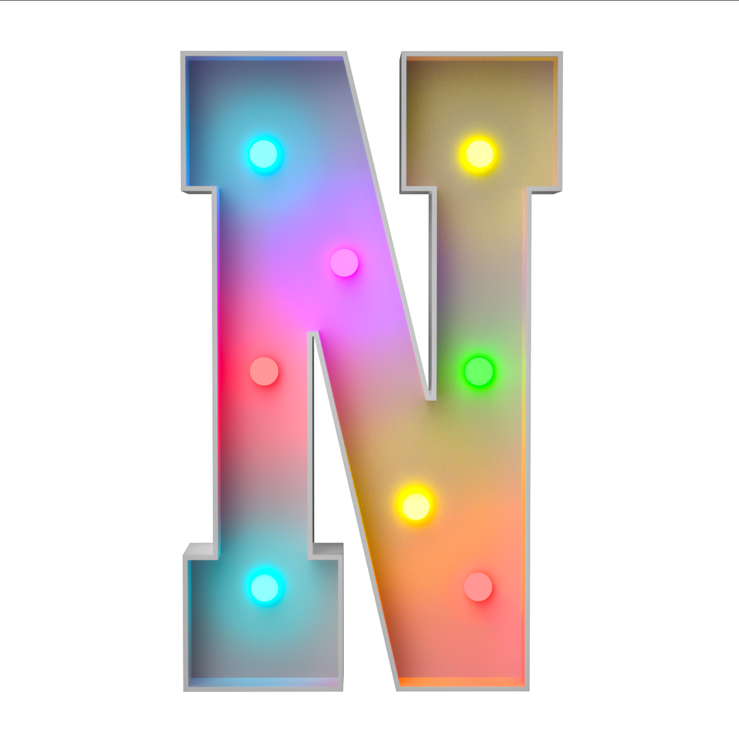 Precut Marquee Numbers DIY Kit
