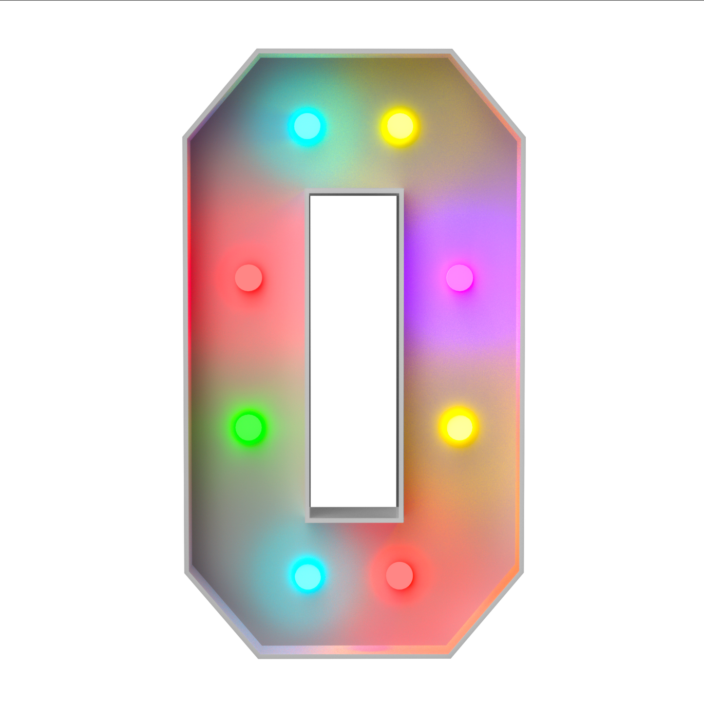 Precut Marquee Numbers DIY Kit