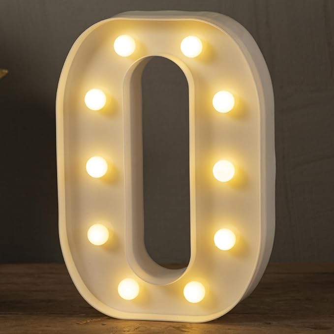 JoyMuse Plastic Letters for Party Decorations