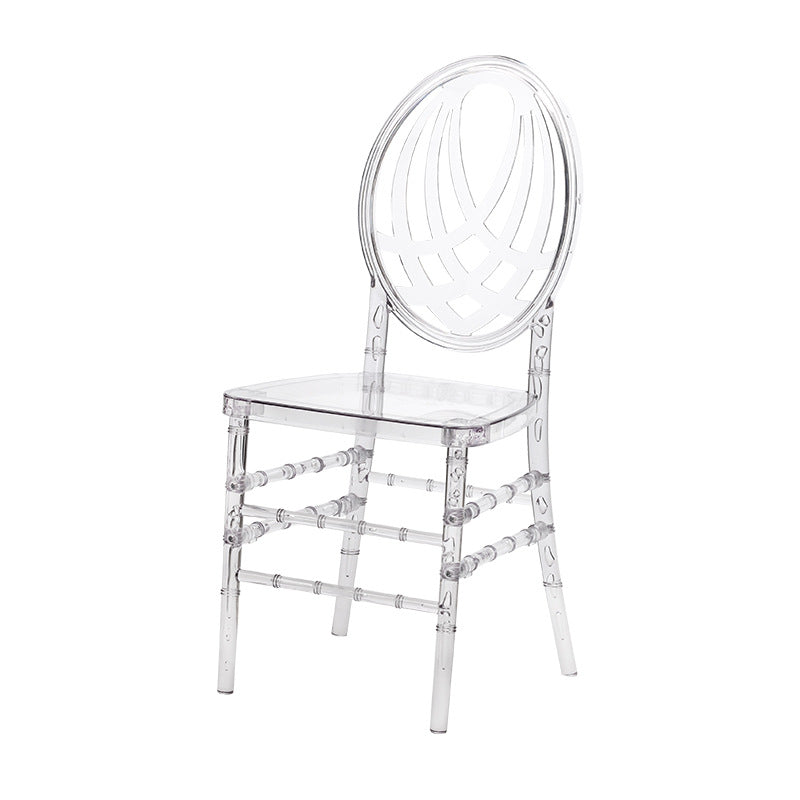 4 PACK|Elegant Stackable Armless Chiavari Chair