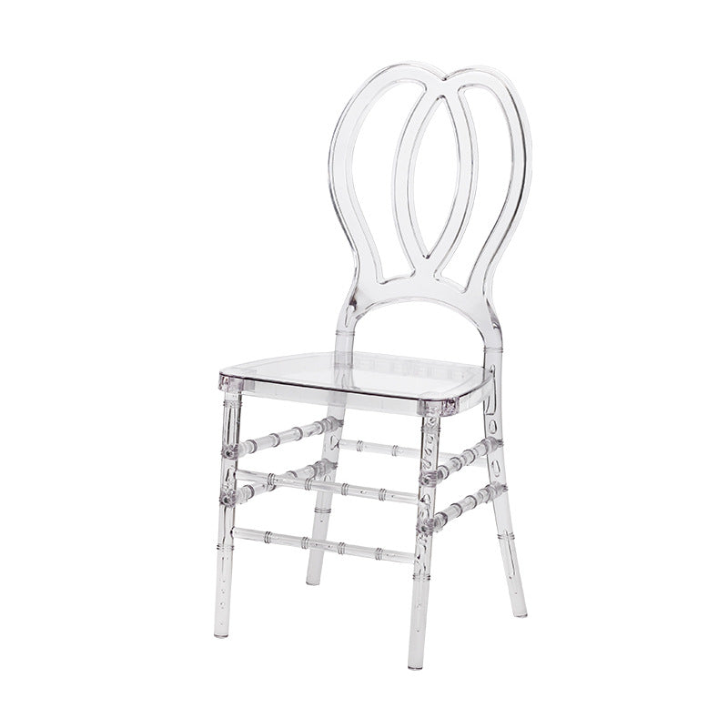 4 PACK|Elegant Stackable Armless Chiavari Chair