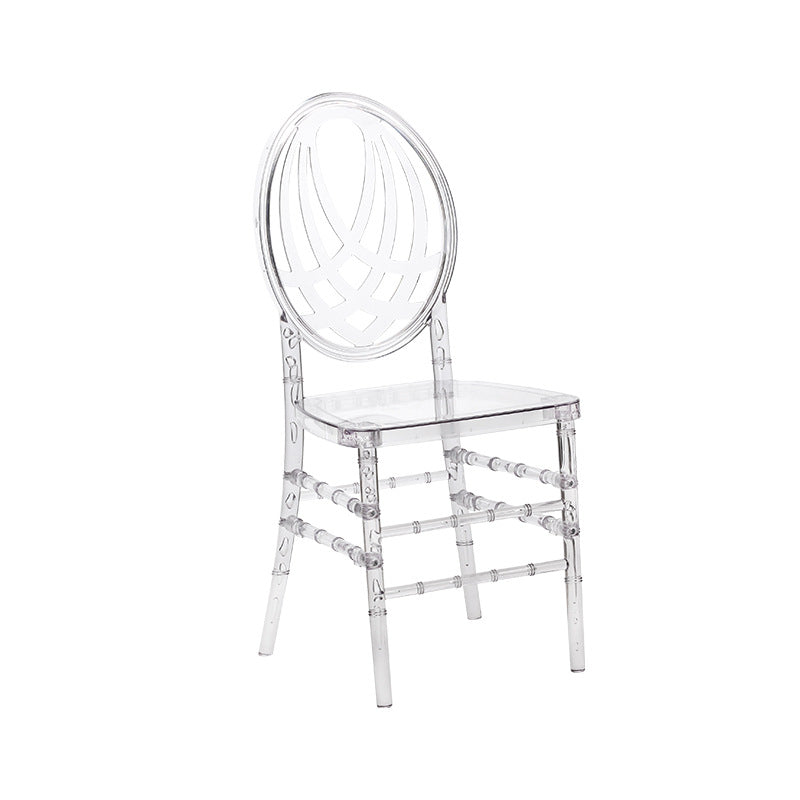 4 PACK|Elegant Stackable Armless Chiavari Chair