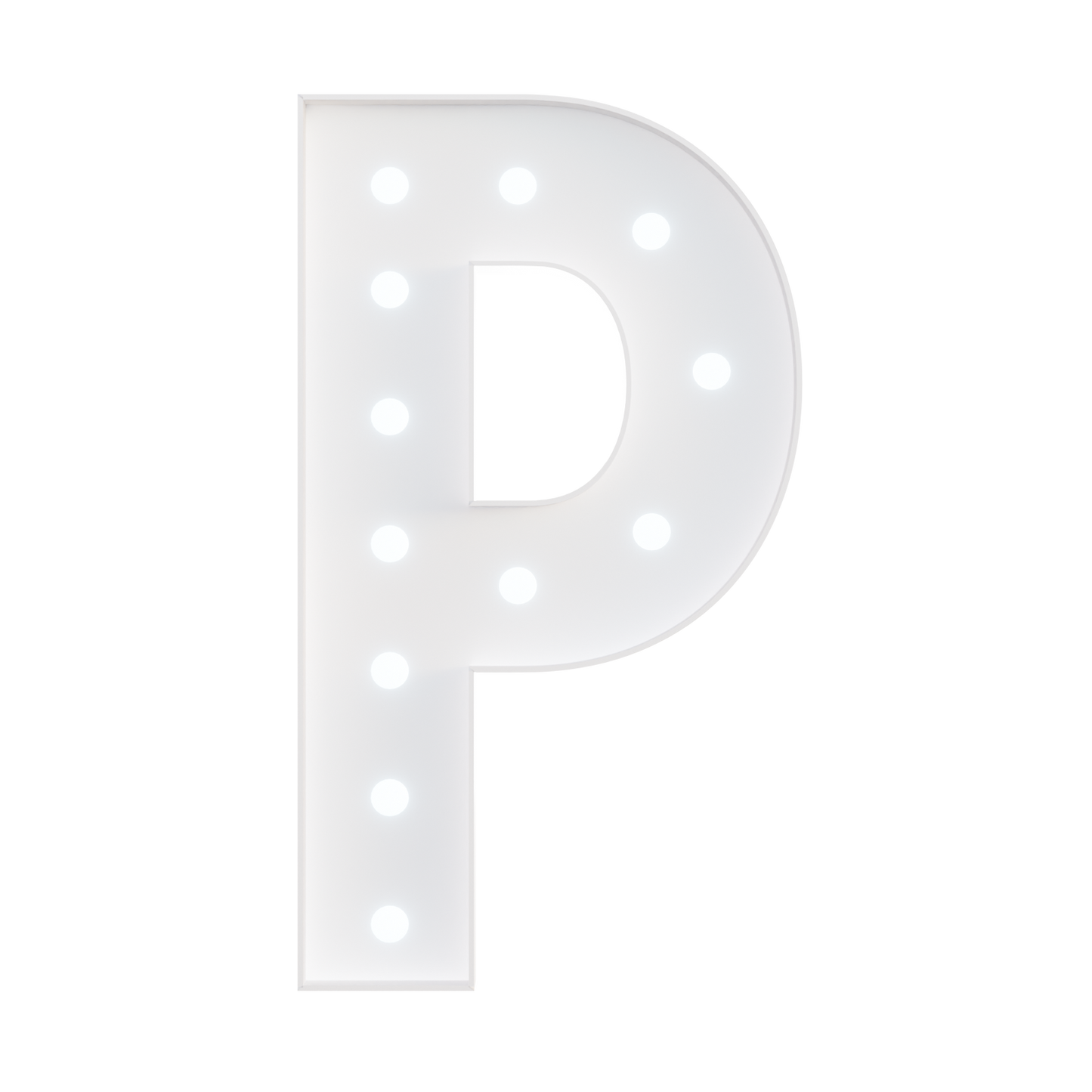 Glimmrly White Lights Marquee Numbers DIY Kit
